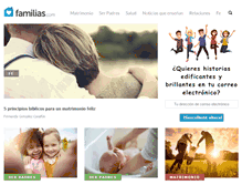 Tablet Screenshot of familias.com